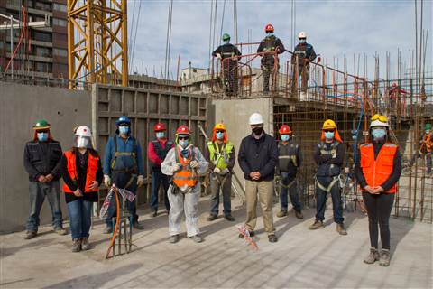 Antonio y trabajadores